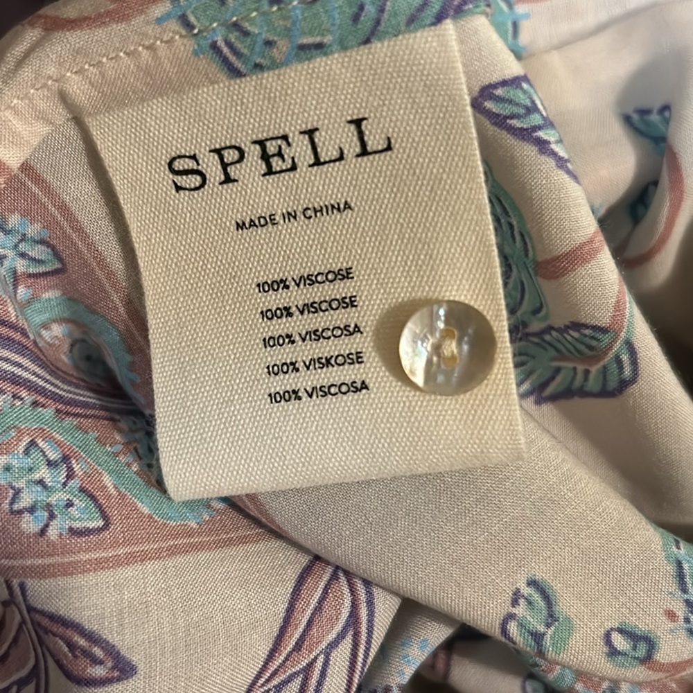 NWT Spell Bohemian Royale Playsuit in Dusk size small Unicorn Tears - Picture 6 of 16